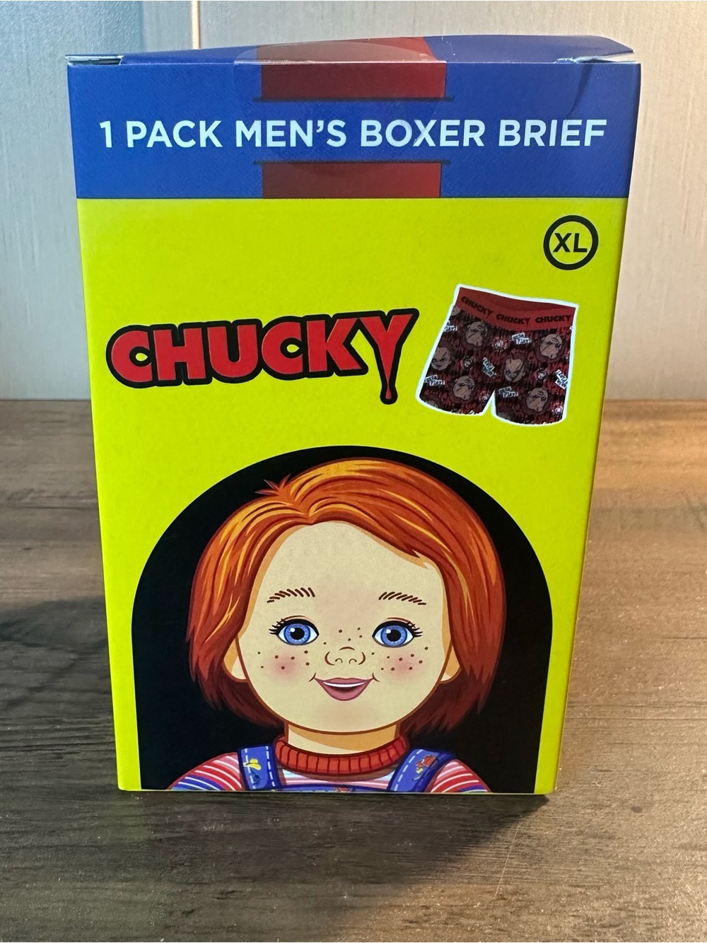 CHUCKY MENS BOXER BRIEF SIZE XL (40/42) BNIB *Great For Fathers Day*
